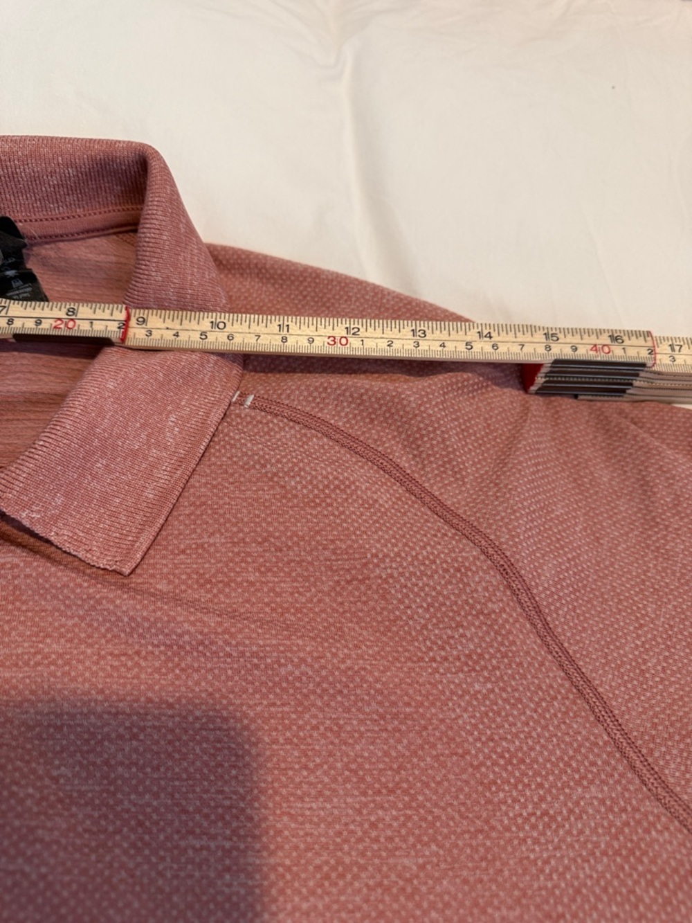 lululemon athletica Men's Short Sleeve Polo in Rusty Rose - Picture 5 of 10
